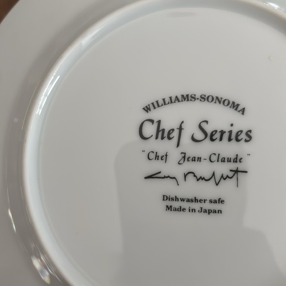 Williams Sonoma Chef Series Guy Buffet set of 6  Dessert/Salad Plate (60F) - Picture 12 of 14